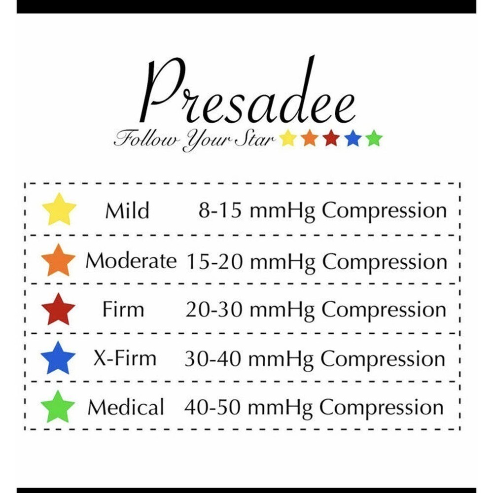 Presadee Sheer Premium 15-20 mmHg Moderate Compression Leg Closed Toe So… - Picture 5 of 6